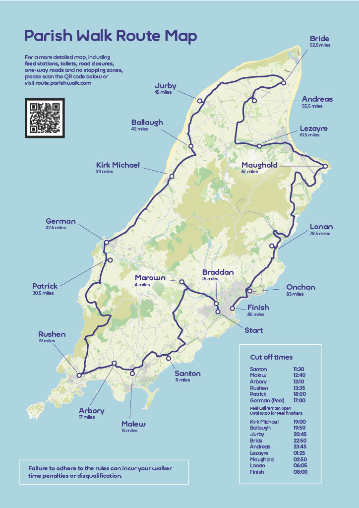 Parish Walk course map
